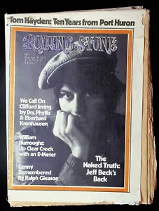 Rolling Stone Magazine October 26 1972 Issue 120 Jeff Beck Cover NO LABEL - Picture 1 of 3
