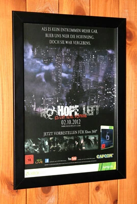 Resident Evil 6 Capcom PS3 PS4 Xbox One 360 Small Promo Poster / Ad Page Framed - Image 1 of 3
