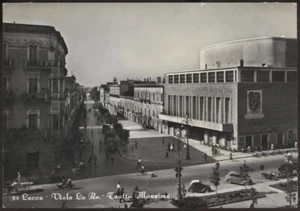 cartolina LECCE viale lo re-teatro massimo - Picture 1 of 1