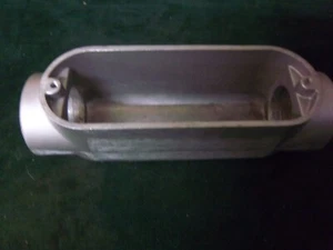 RED DOT 1-1/4" Type C Threaded Outlet Box Conduit Body- New Old Stock ~ Aisle N - Picture 1 of 6