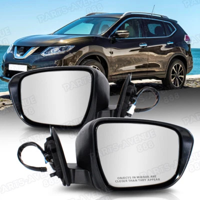 Par de espelho com câmera aquecida 13 pinos para Nissan X-Trail T32/Rogue 2014-2019 - Imagem 1 de 4