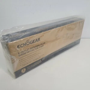 ECHOGEAR Rotating Surge Protector with Flat Plug Long Cord & Mounting Holes - Picture 1 of 9