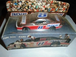 M&M MARS SNICKERS #8 NASCAR STOCK CAR,WITH FULL SIZE BAR,1/43 SCALE, THUNDERBIRD - Picture 1 of 7