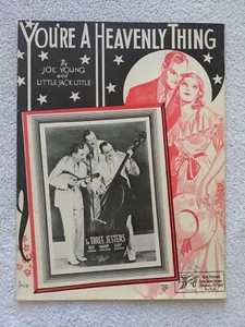 Partitura musical de You're a Heavenly Thing 1935 Three Jesters Young & Little M4 - Imagen 1 de 4