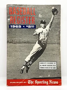 BASEBALL REGISTER 1965 EDITION ~ THE SPORTING NEWS ~ MLB STATISTICS - Picture 1 of 11