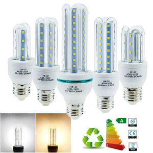 E27 LED Corn Light Bulbs 3W 5W 7W 9W 12W 85-265V Energy Saving White Lamps - Picture 1 of 17