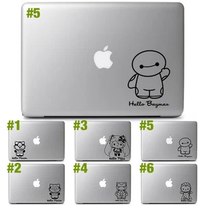 Cute Hello Infused Vinyl Decal Sticker for 11 13 15 17" Macbook Air Pro Laptop - Picture 1 of 7