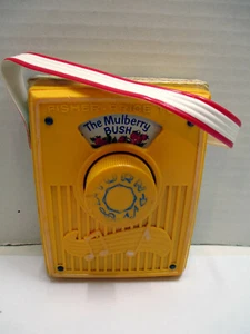VTG Fisher Price Music Box Pocket Radio Toy "The Mulberry Bush" 1970s Working - Picture 1 of 12