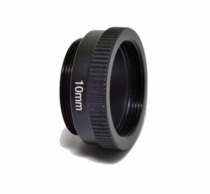 C-Mount 10mm Extension Tube Adapter C-CS Mount Adaptor Spacer Ring For CCTV Lens - Picture 1 of 2
