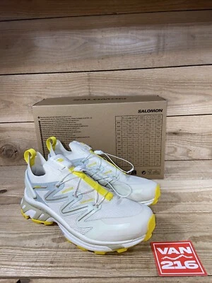 NUEVO TALLA 8W/7M: Zapatillas Salomon XT Rush 2 estilo deportivo vainilla/azul/amarillo: 471372 Foto 1 de 4