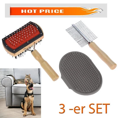 FELLBÜRSTE ENTFILZUNGSKAMM UNTERFELLBÜRSTE HUNDEBÜRSTE Hundebürste Fellpflege Fellbürste Hunde Bürste Kamm Unterfellbürste Entfilzung