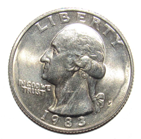1983 Washington Quarter BU (O19) Cover