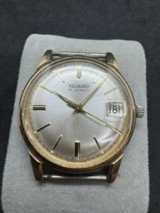 Orologio uomo meccanico vintage - RICHARD 17 RUBIS - Swiss made 20 micron - Foto 1 di 20