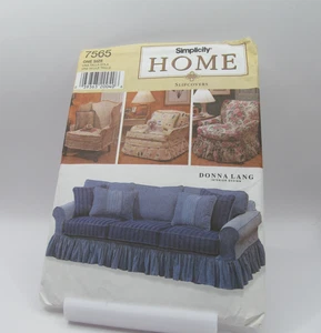 Simplicity Home Sewing Pattern 7565 for Pillows and Slipcovers Uncut FF - Picture 1 of 2