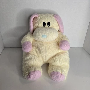 Ty Baby Pillow Pals Dogbaby Yellow Puppy Dog Rattle 1999 No Tag - Picture 1 of 7