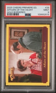 2025 Cheers Premier ED. Affairs Of The Heart Gold Bordered /82 Pop 1 Psa 9 - Bild 1 von 2