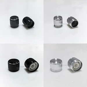 2-10pcs Aluminum Potentiometer Volume Knob for 6mm Knurled Shaft GEAR - Picture 1 of 5