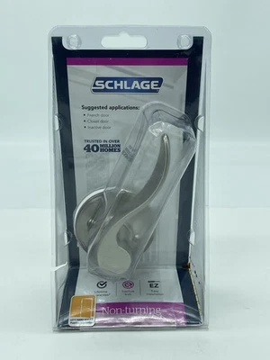 Palanca de puerta ficticia de un lado sin girar para zurdos Schlage Accent Foto 1 de 4