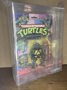 Teenage Mutant Ninja Turtles TMNT Leonardo Fan Club Figure Sealed New AFA 70 - Picture 1 of 6