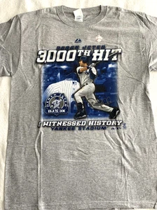 CAMISA NY YANKEES PEQUEÑA DERECHAK JETER 3000 HIT RECORD HISTORY DJ3K 2011 - Imagen 1 de 4