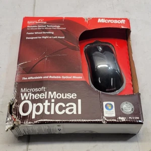 Microsoft Wheel Mouse Optical - NEW, OPEN BOX! - Picture 1 of 6