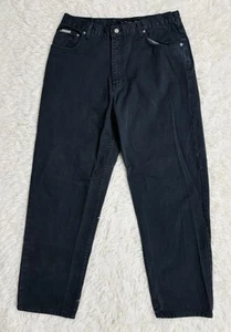 Men’s Vintage Y2K Calvin Klein Easy Fit Black Denim Baggy Jeans Size 36x29 - Picture 1 of 9