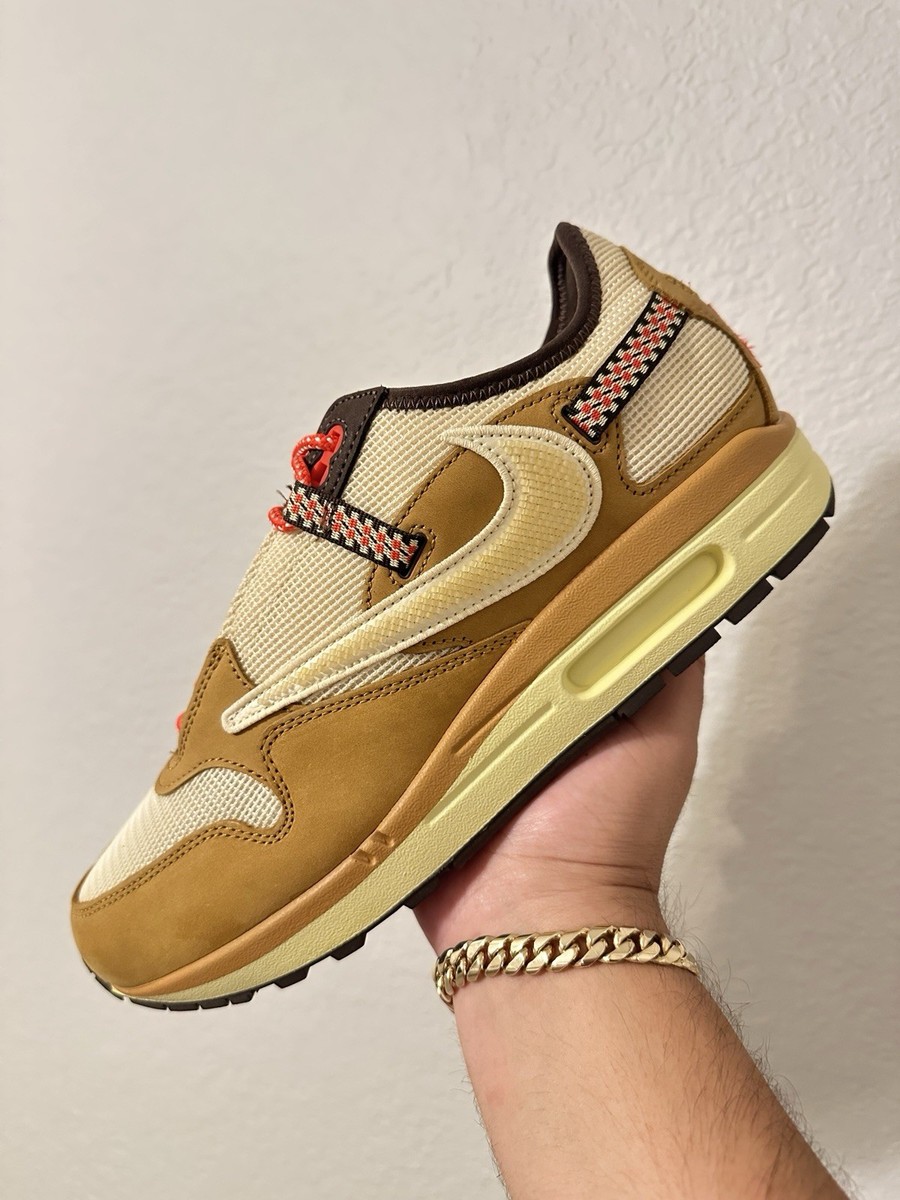 Nike Air Max 1 x Travis Scott Low Wheat for Sale Nike Air Max 1 x Travis Scott Low Wheat for Sale