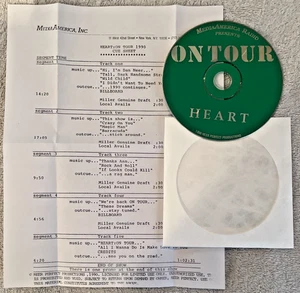 Heart - Media America Radio Presents "On Tour" Radio Show CD Broadcast 1990 - Imagen 1 de 11