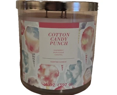 COTTON CANDY PUNCH SONOMA Goods For Life 14 盎司 3 米香氛蜡烛 — 第 1/3 张图片