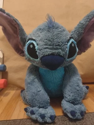 迪士尼商店 Lilo And Stitch,Lifesize Stitch,25 英寸毛绒超大全新带标签 — 第 1/4 张图片