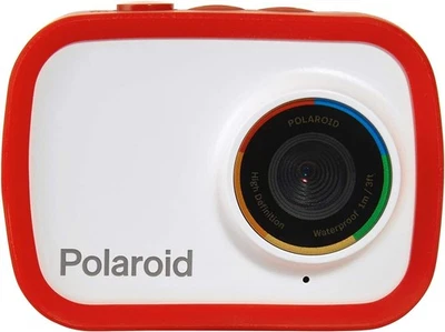 POLAROID ID757 12MP Red Waterproof Sports Action Digital Video Camcorder Camera - Image 1 of 4