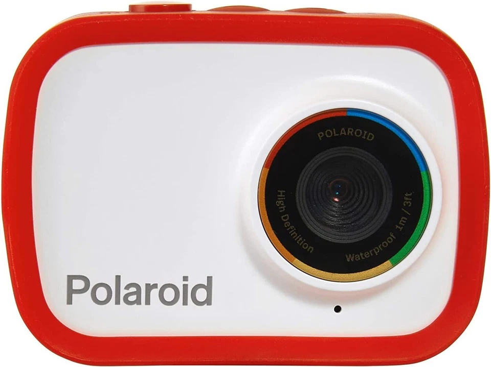 POLAROID ID757 12MP Red Waterproof Sports Action Digital Video Camcorder Camera - Image 1 of 4