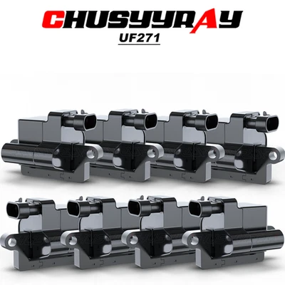 8 квадратных катушек зажигания для Cadillac Escalade ESV EXT Hummer H2 2002 2003-2006 - Изображение 1 из 4