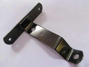 06-3727 NORTON COMMANDO REAR LAMP NUMBER PLATE STEADY BRACKET BLACK PAINTED - Picture 1 of 1