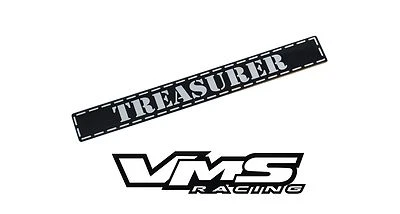 1 VMS ALUMINIO TESORERO MOTOCICLISTA CLUB BAR RANGO EMBLEMA INSIGNIA B Foto 1 de 3