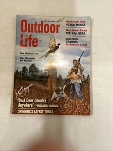 Outdoor Life, 40,000 Moose, the 41st Bear, Shotgun Fishing Hunting Vintage 1961 - Picture 1 of 10