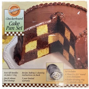Cake Pan Mini Mold Shape Checkerboard - Picture 1 of 6