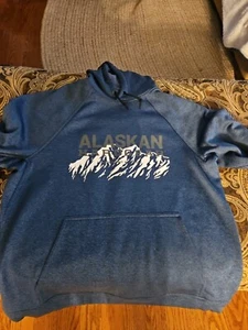 Alaska Hardgear Herren AKHG Crosslayer Fleece Hoodie Größe L blau - Bild 1 von 7