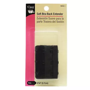 Extensor trasero sujetador suave Dritz tamaño 21⁄4" (5,7 cm), negro, envío rápido desde EE. UU. - Imagen 1 de 1