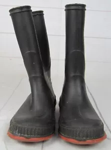 Botas de lluvia de goma negras para niños talla 13 - Imagen 1 de 6