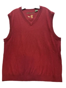 Orvis Vest Adult Extra Large Maroon Sleeveless Merino Wool Pullover Mens - Picture 1 of 8