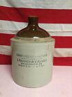 Rare Antique Kohn Liquor Company Ogden Utah Stoneware Whiskey Jug 1 Gallon Ogden