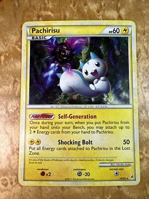 Pokemon Card Pachirisu 18/95 Call of Legends Holo Rare NM MINT - Image 1 of 4
