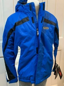 SPYDER Active Sports - Boys GUARD Jacket! **ON SALE!** WARM FOR WINTER!! BLUE!!! - Picture 1 of 11