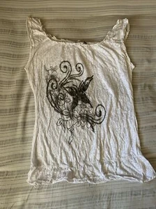 GIOIA fashion Youth LARGE top Floral Glitter - Picture 1 of 9