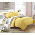 Chic Home Lugano Teresa Reversible Modern Design Bed In A Bag 7 Pieces Quilt Set