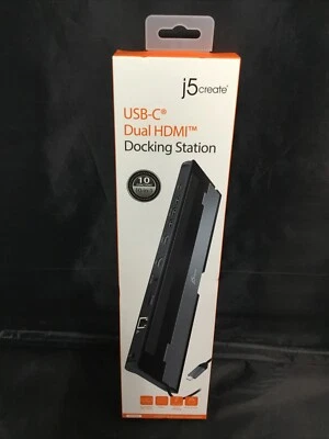 Authentic j5 Create USB Type-C Dual HDMI Docking Station (JCD542) - Image 1 of 3