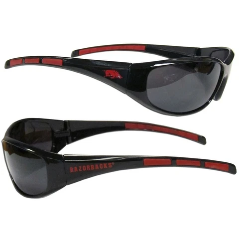 Arkansas Razorbacks Wrap Sunglasses Sports NCAA Shades College Glasses Fan Team Cover