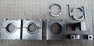 Paquete de 24 abrazaderas de tubería de acero de 1/2" de espesor x 1,5"/1,25/1,125"/1" - Imagen 1 de 2