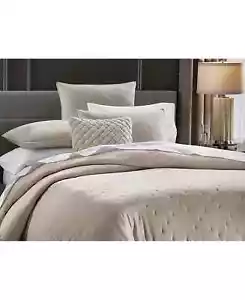 Hotel Collection Reversible Quilted Chenille 3-Pc. Coverlet Set, King Sand - Picture 1 of 13